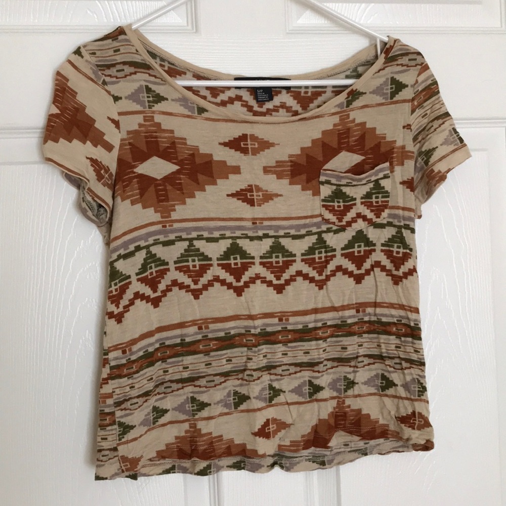 Patterned crop top